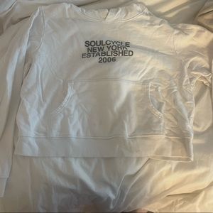 Cropped SoulCycle hoodie